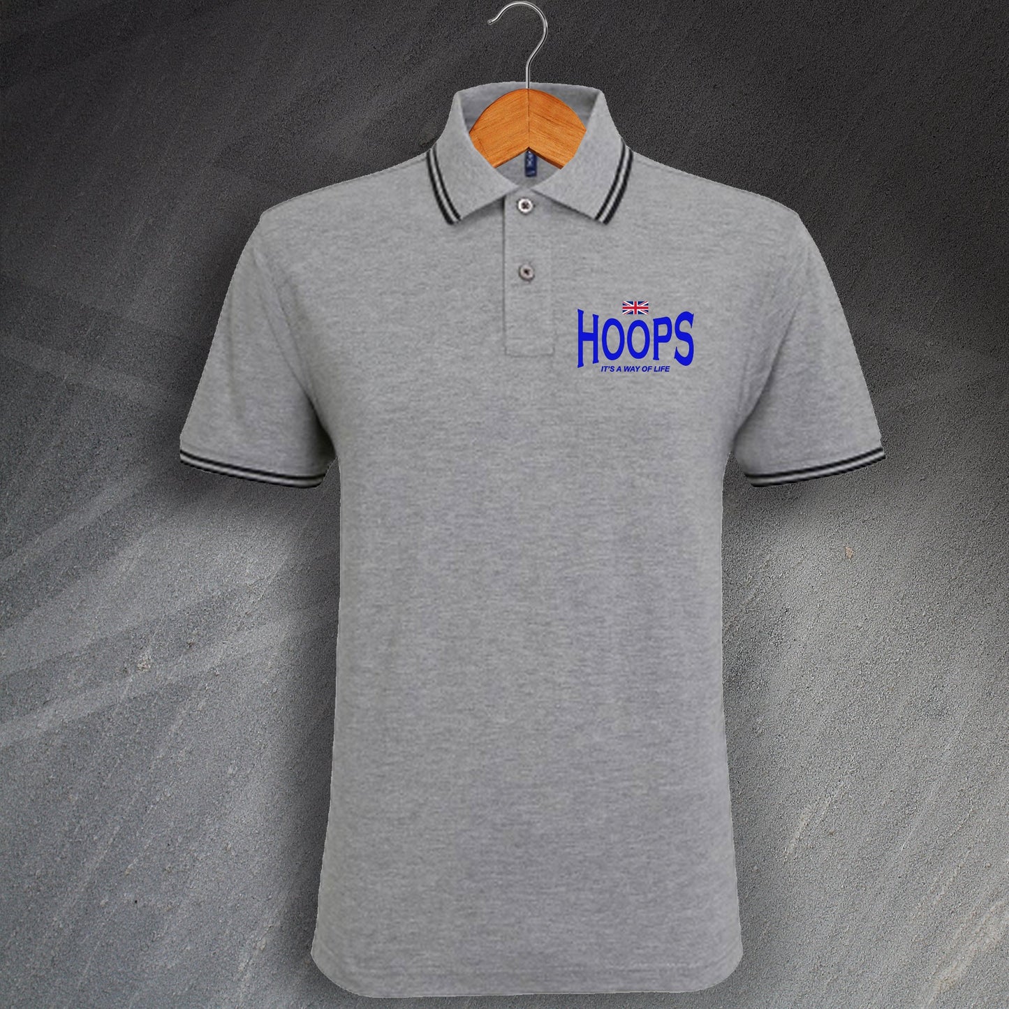 QPR Football Flag Polo Shirt