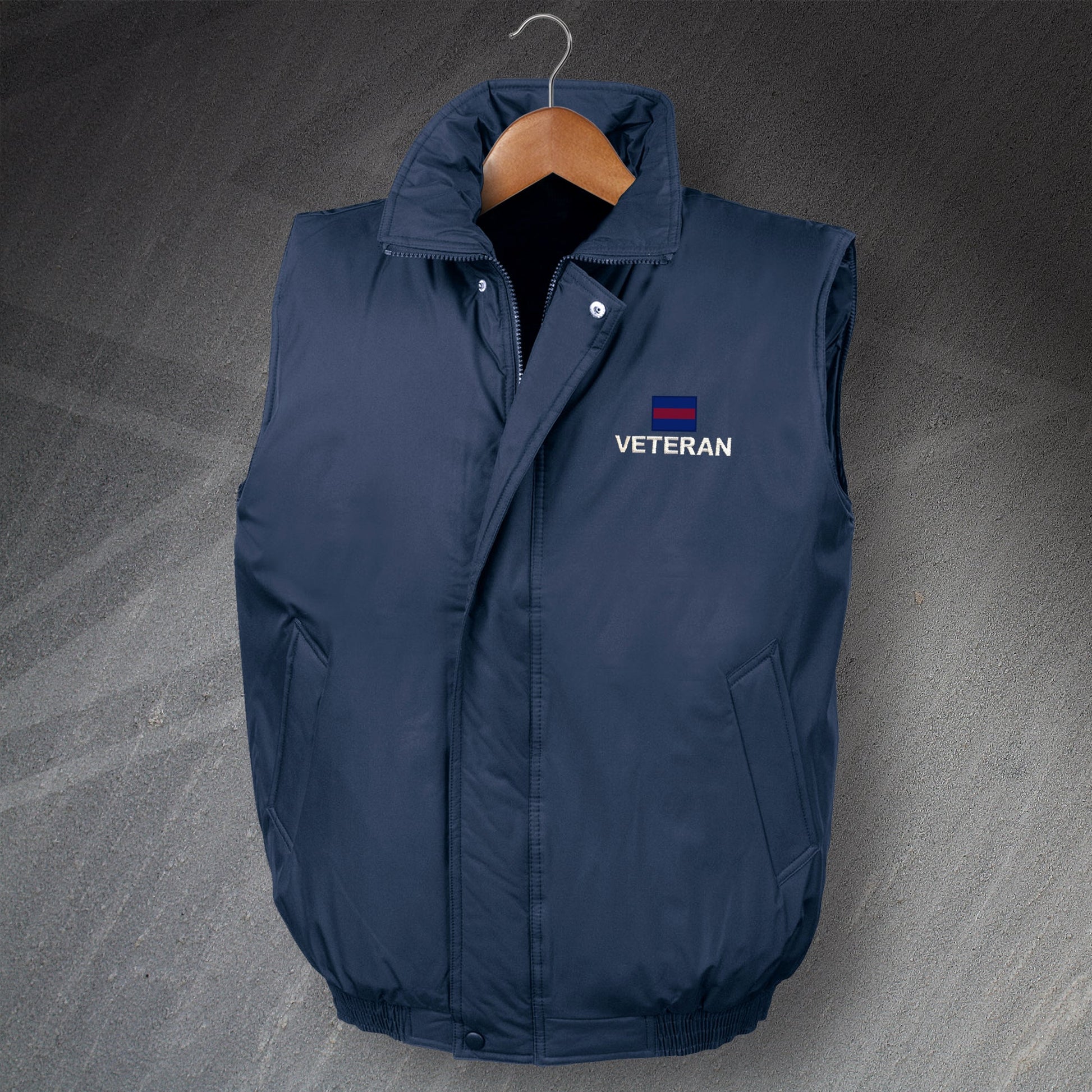 Guards Division Veteran Embroidered Padded Gilet