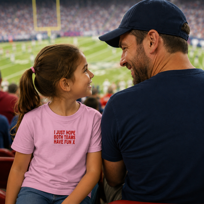 I Just Hope Both Teams Have Fun T Shirt Funny Football World Cup Wife Tee Girlfriend Football Shirt