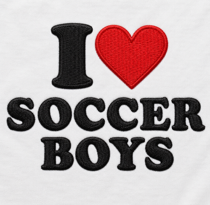 I Love Soccer Boys T Shirt