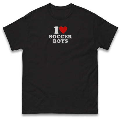 I Love Soccer Boys T Shirt