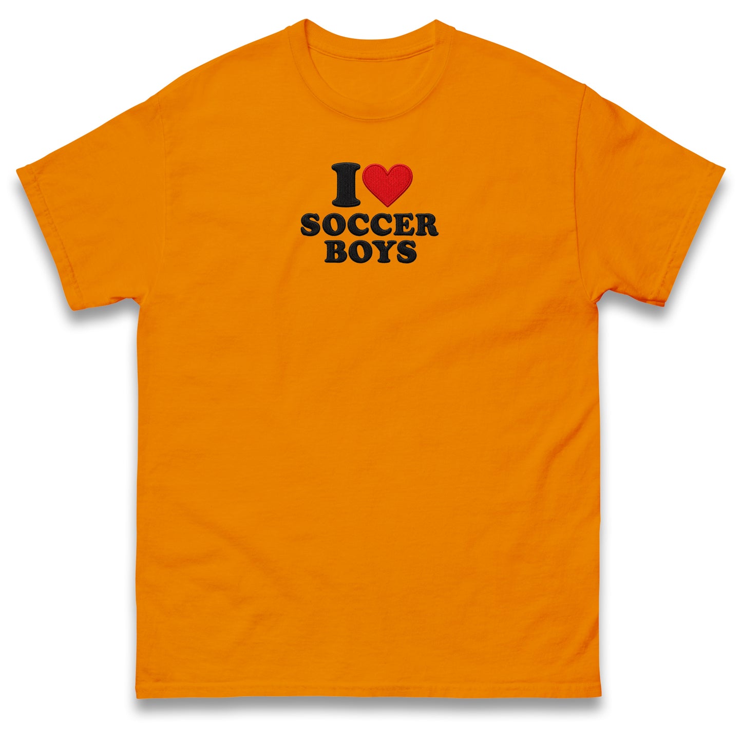 I Love Soccer Boys T Shirt
