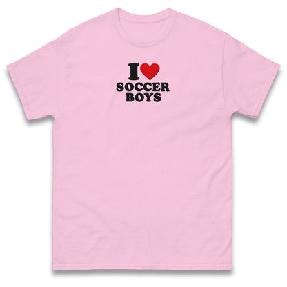 I Love Soccer Boys T Shirt