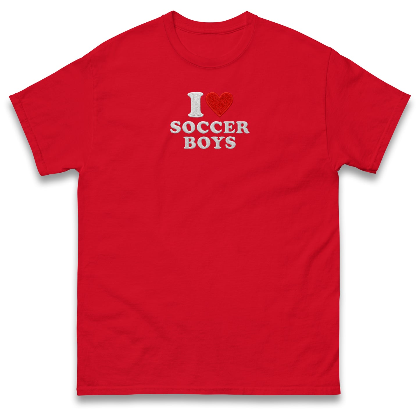 I Love Soccer Boys T Shirt