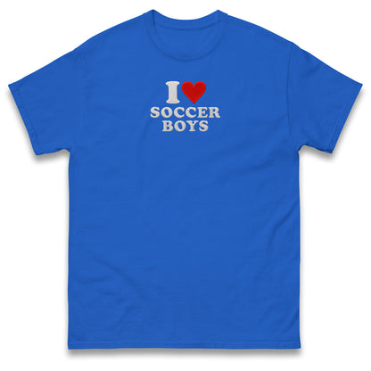 I Love Soccer Boys T Shirt
