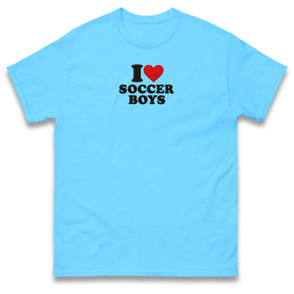 I Love Soccer Boys T Shirt