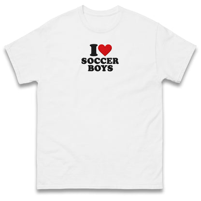 I Love Soccer Boys T Shirt