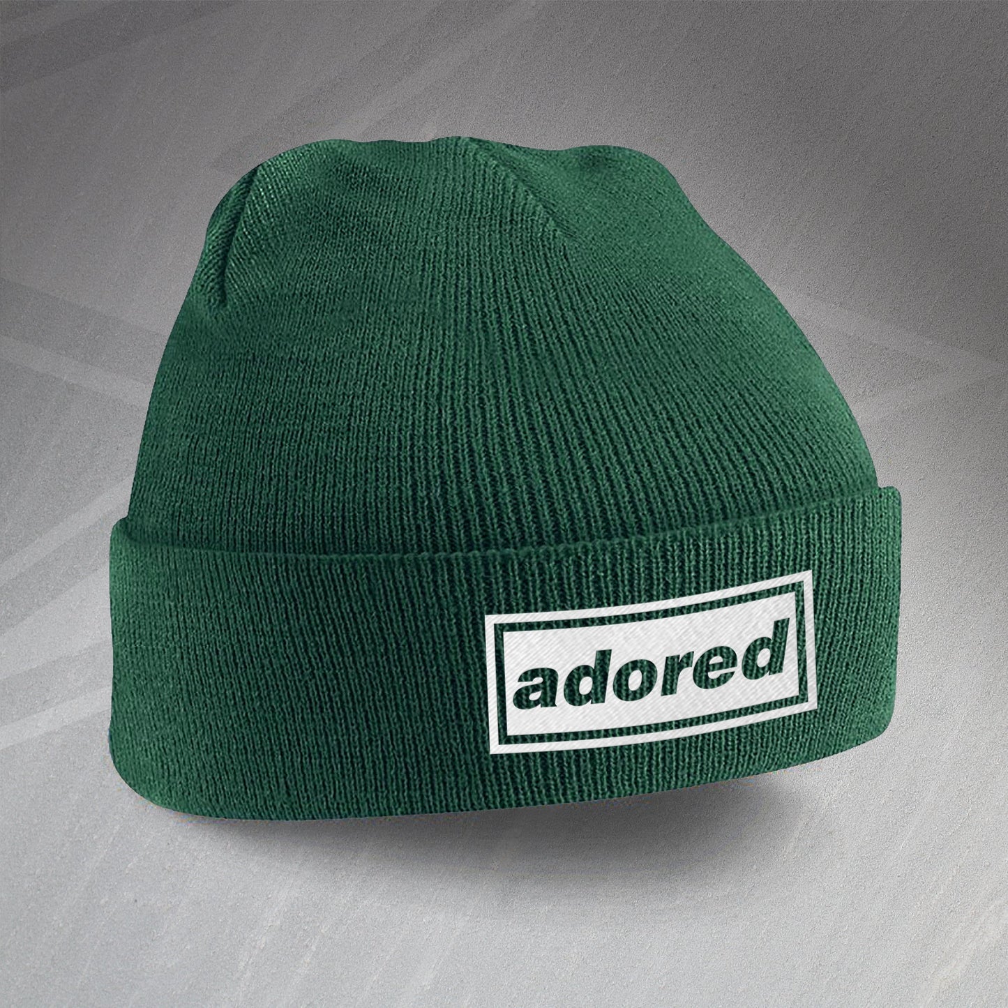 I Wanna Be Adored Embroidered Beanie Hat