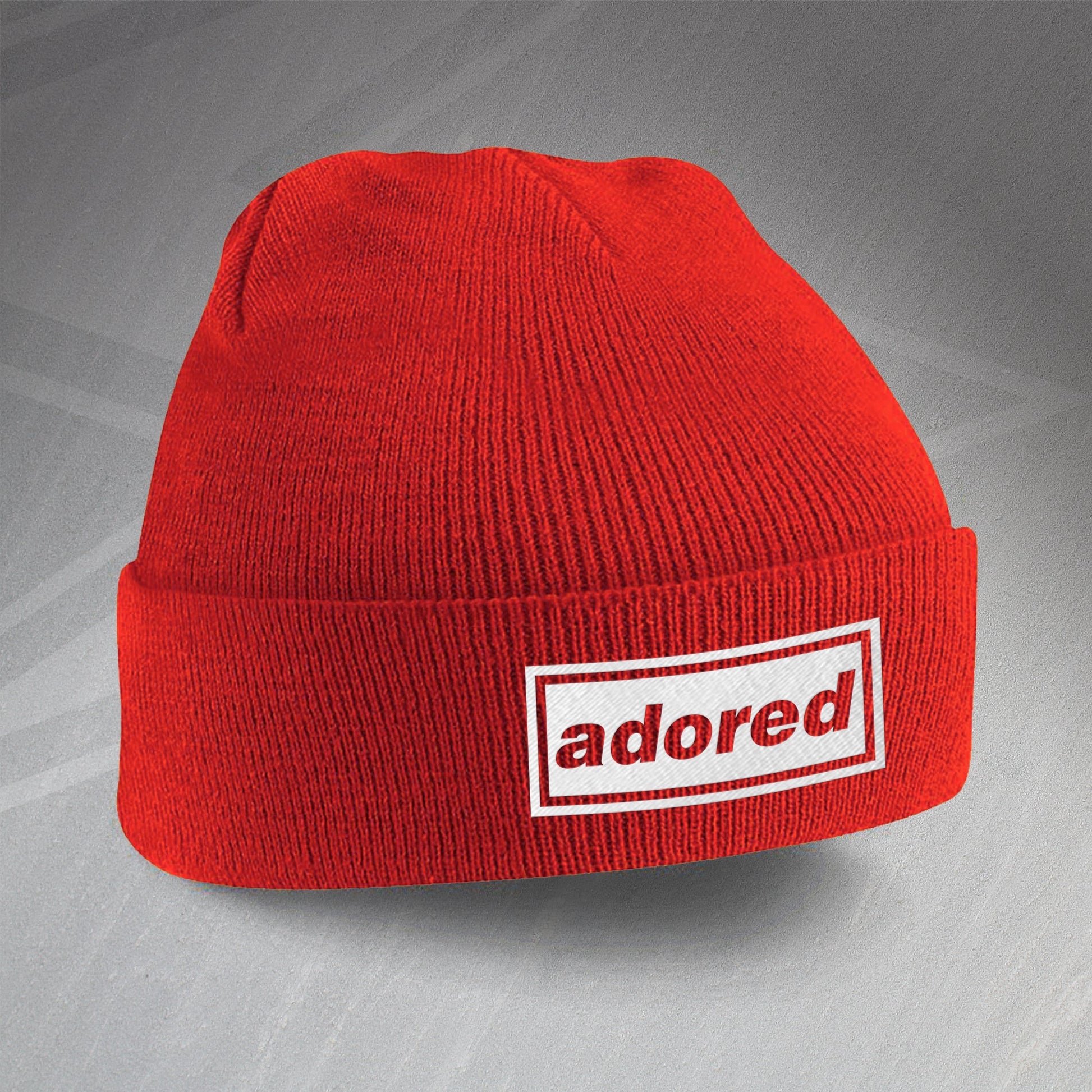 I Wanna Be Adored Embroidered Beanie Hat
