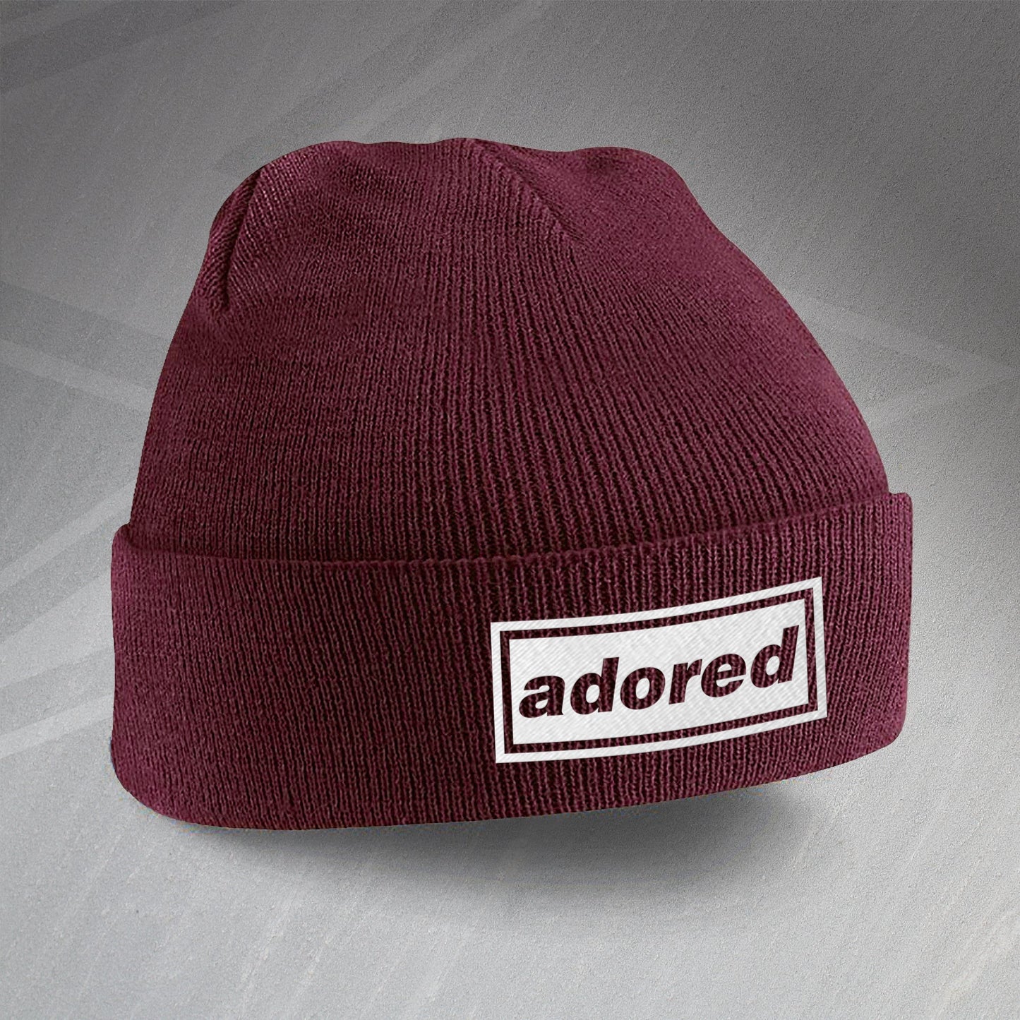 I Wanna Be Adored Embroidered Beanie Hat