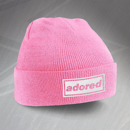 I Wanna Be Adored Embroidered Beanie Hat