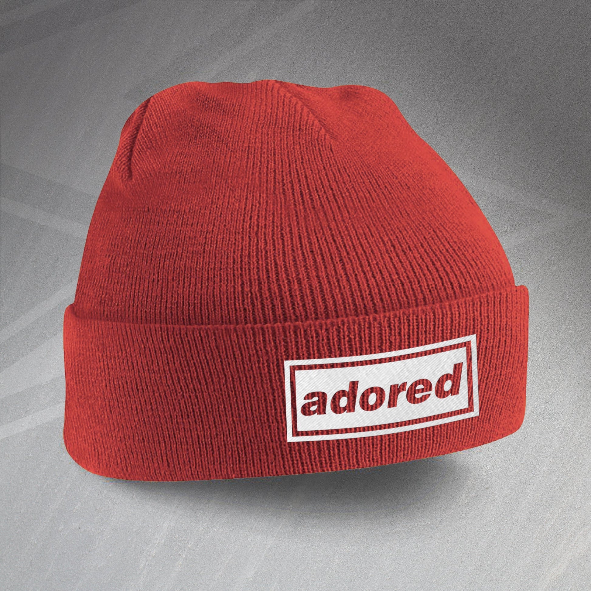 I Wanna Be Adored Embroidered Beanie Hat