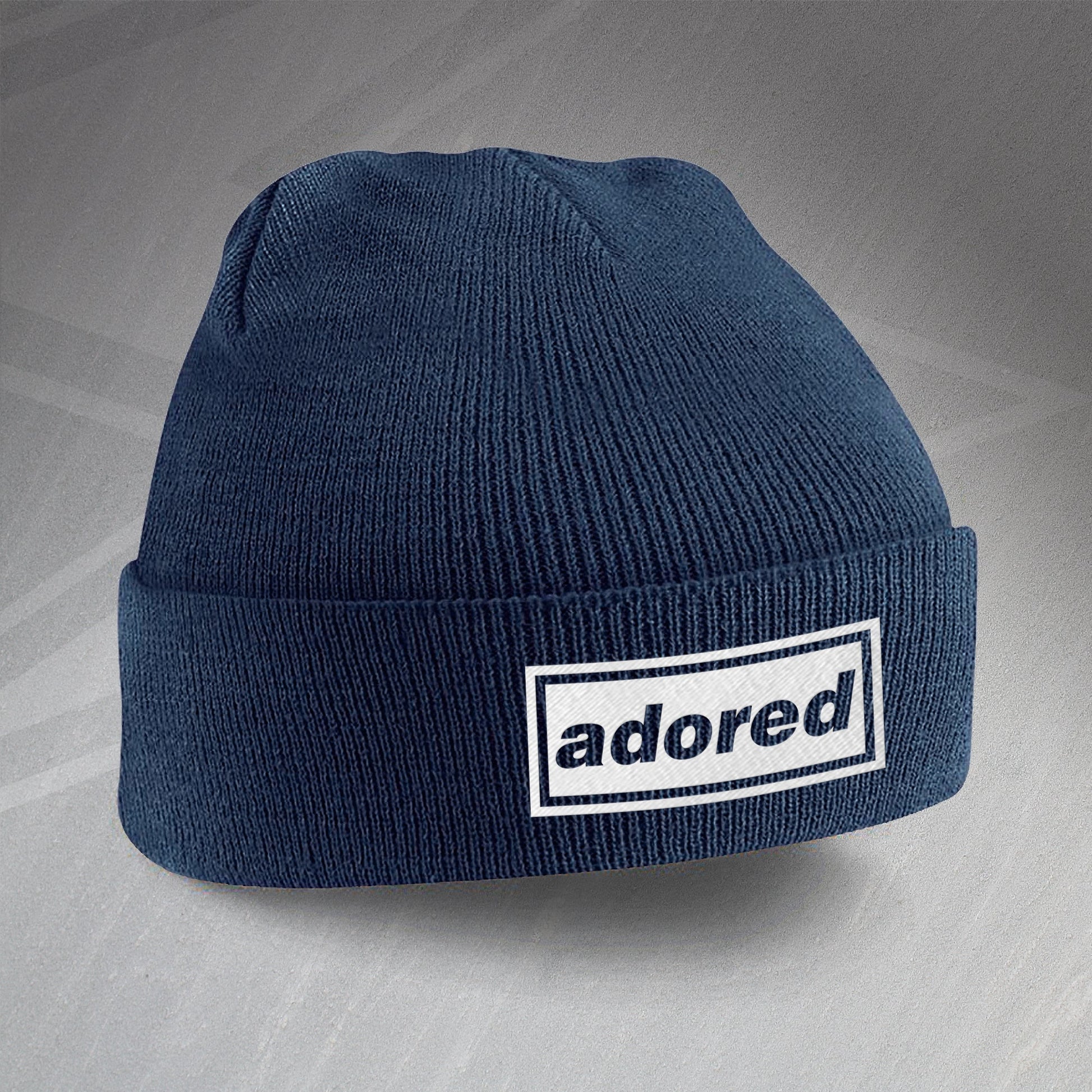 I Wanna Be Adored Embroidered Beanie Hat