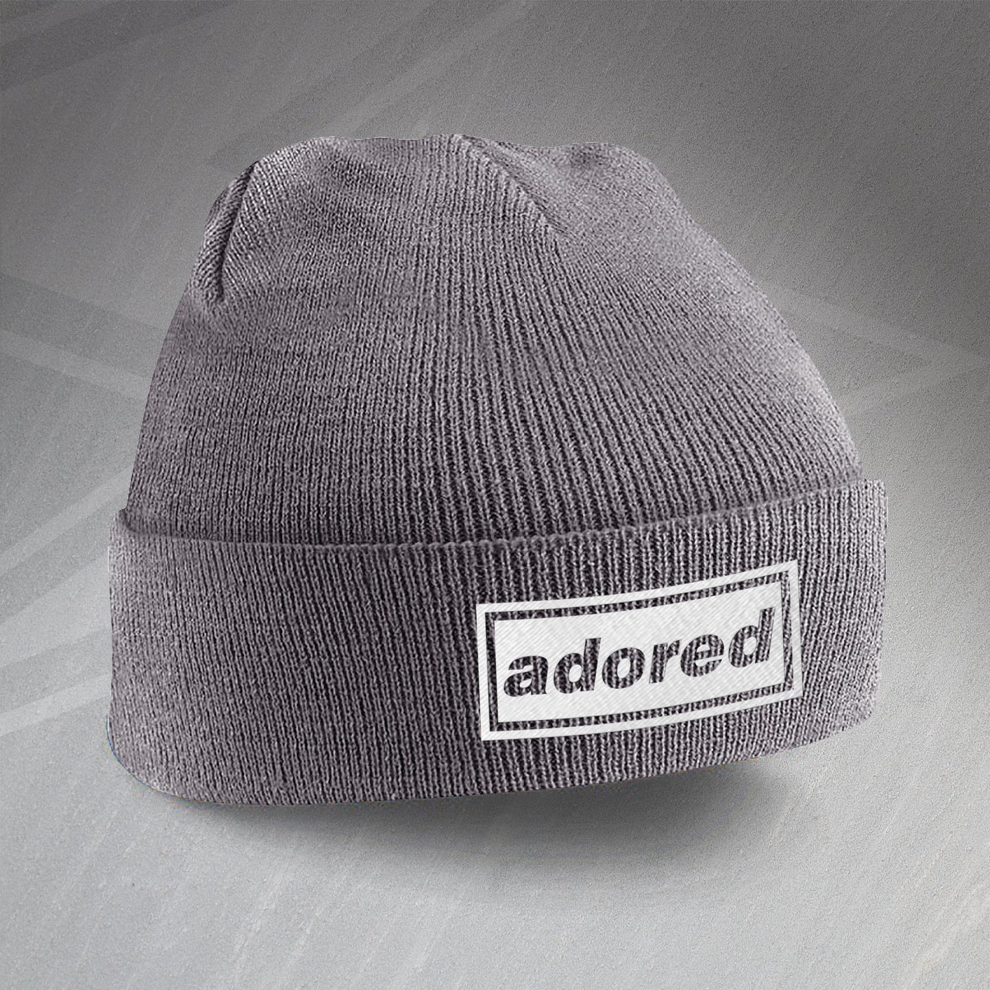 I Wanna Be Adored Embroidered Beanie Hat