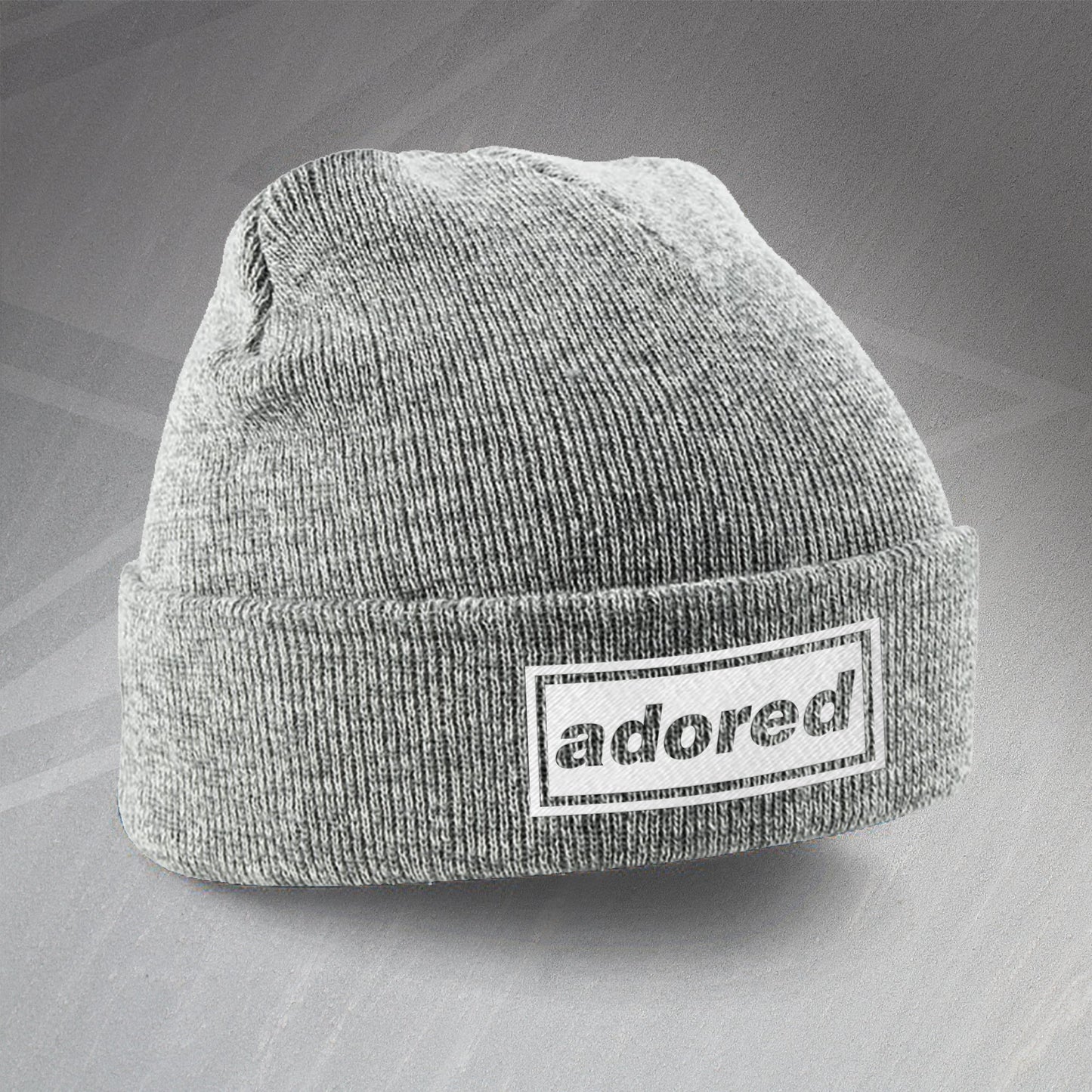 I Wanna Be Adored Embroidered Beanie Hat