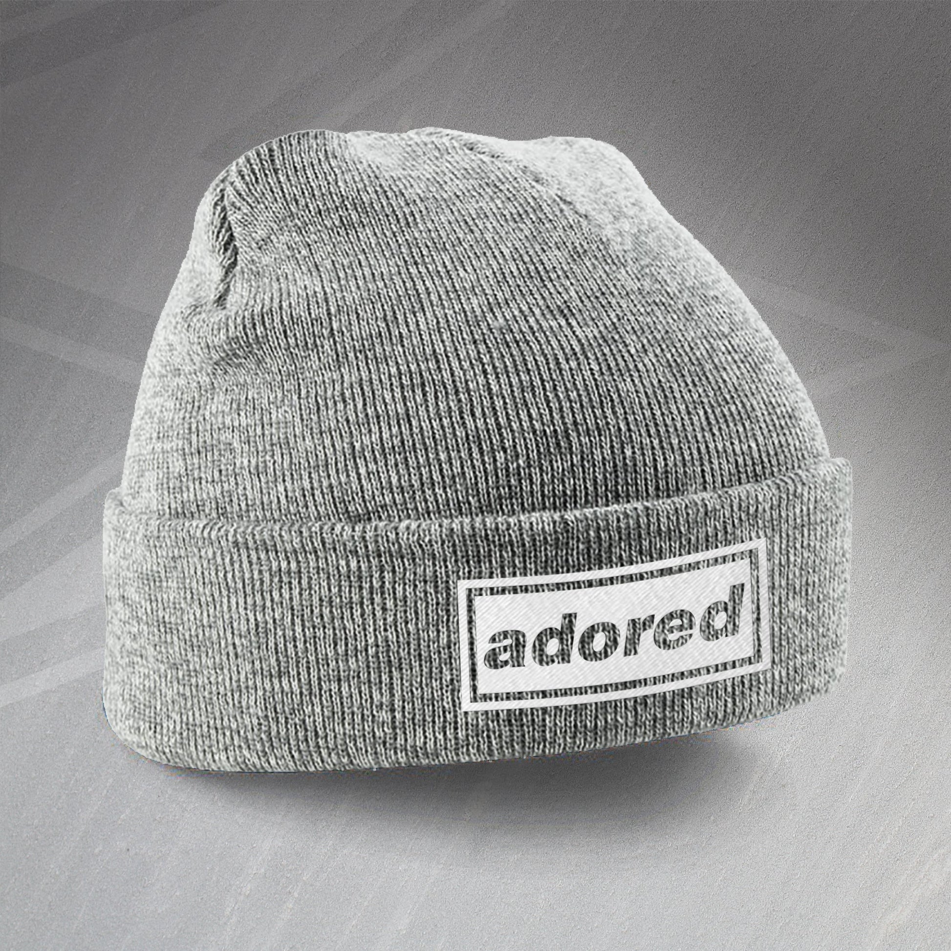 I Wanna Be Adored Embroidered Beanie Hat