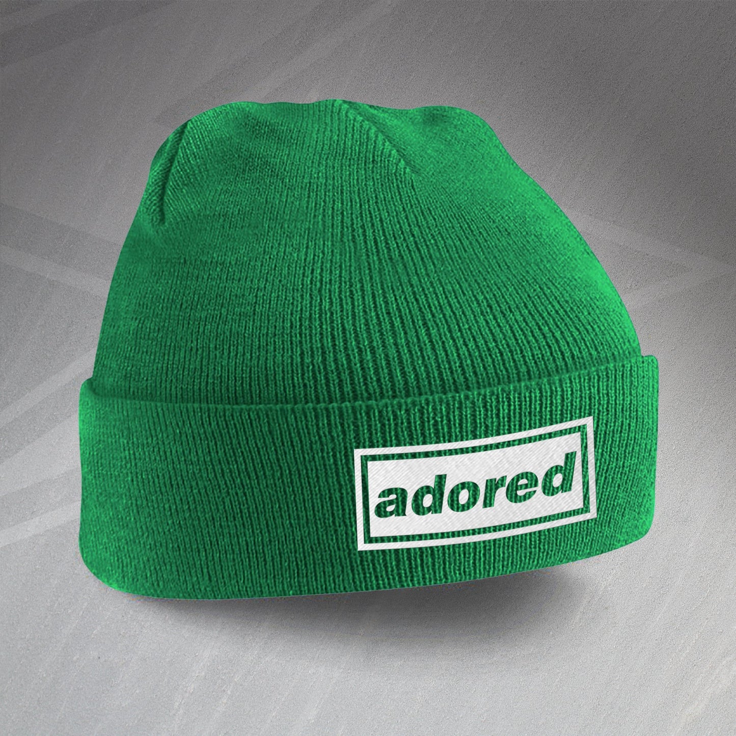I Wanna Be Adored Embroidered Beanie Hat