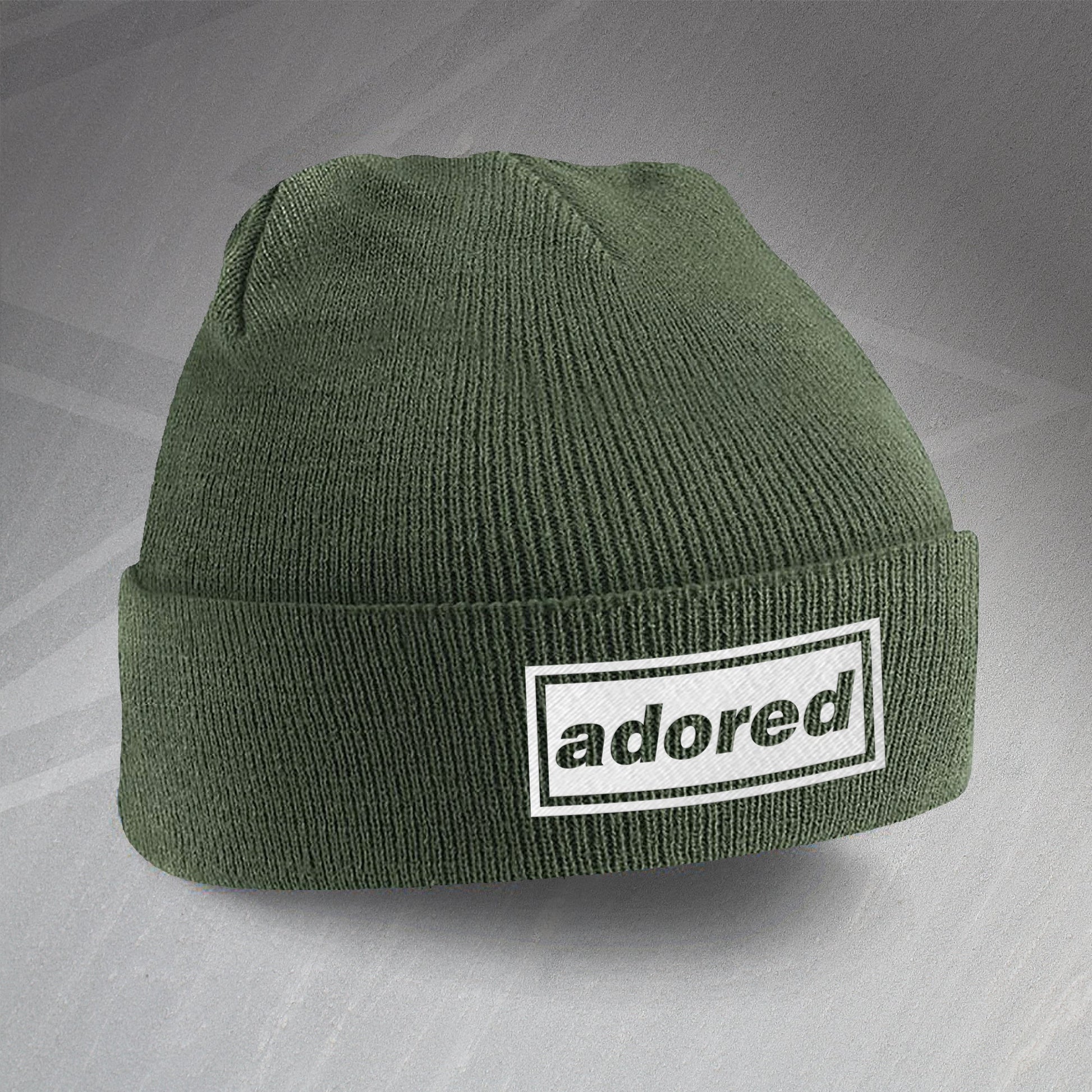 I Wanna Be Adored Embroidered Beanie Hat