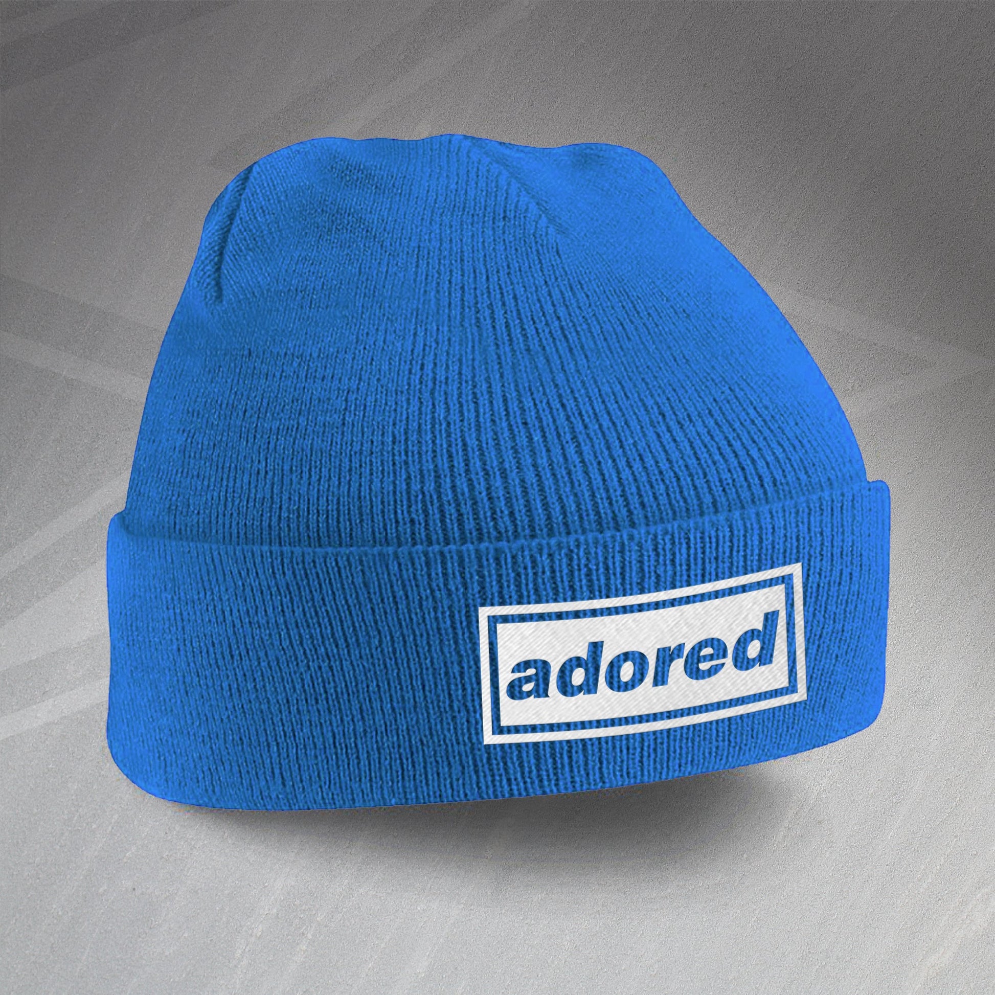 I Wanna Be Adored Embroidered Beanie Hat