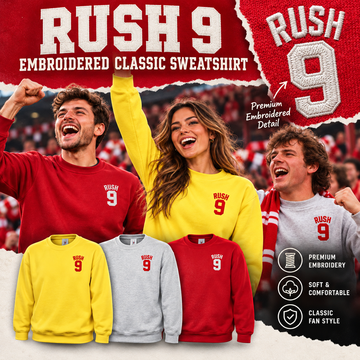 Ian Rush Liverpool Football Jumper