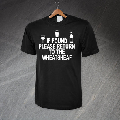 If Found Please Return to The Pub T-Shirt
