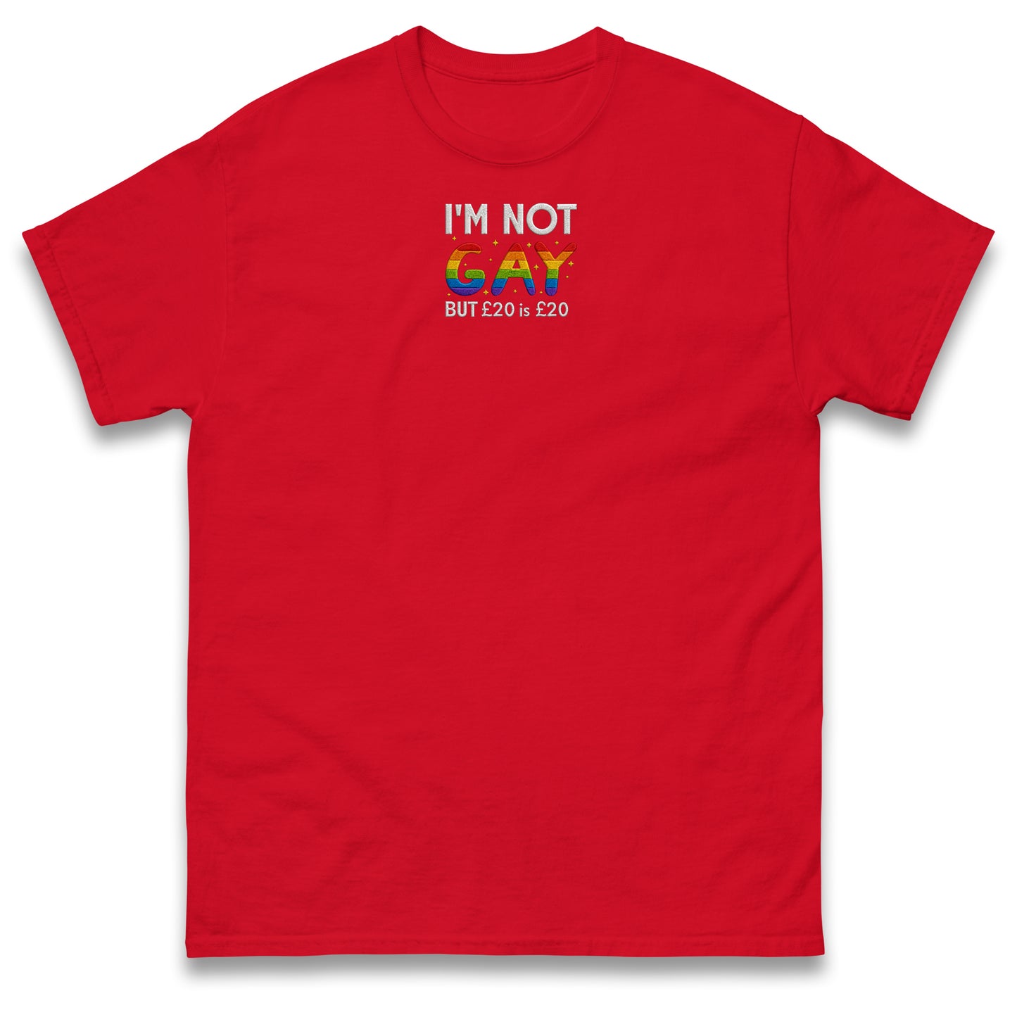 I'm Not Gay But 20 Quid is 20 Quid T Shirt