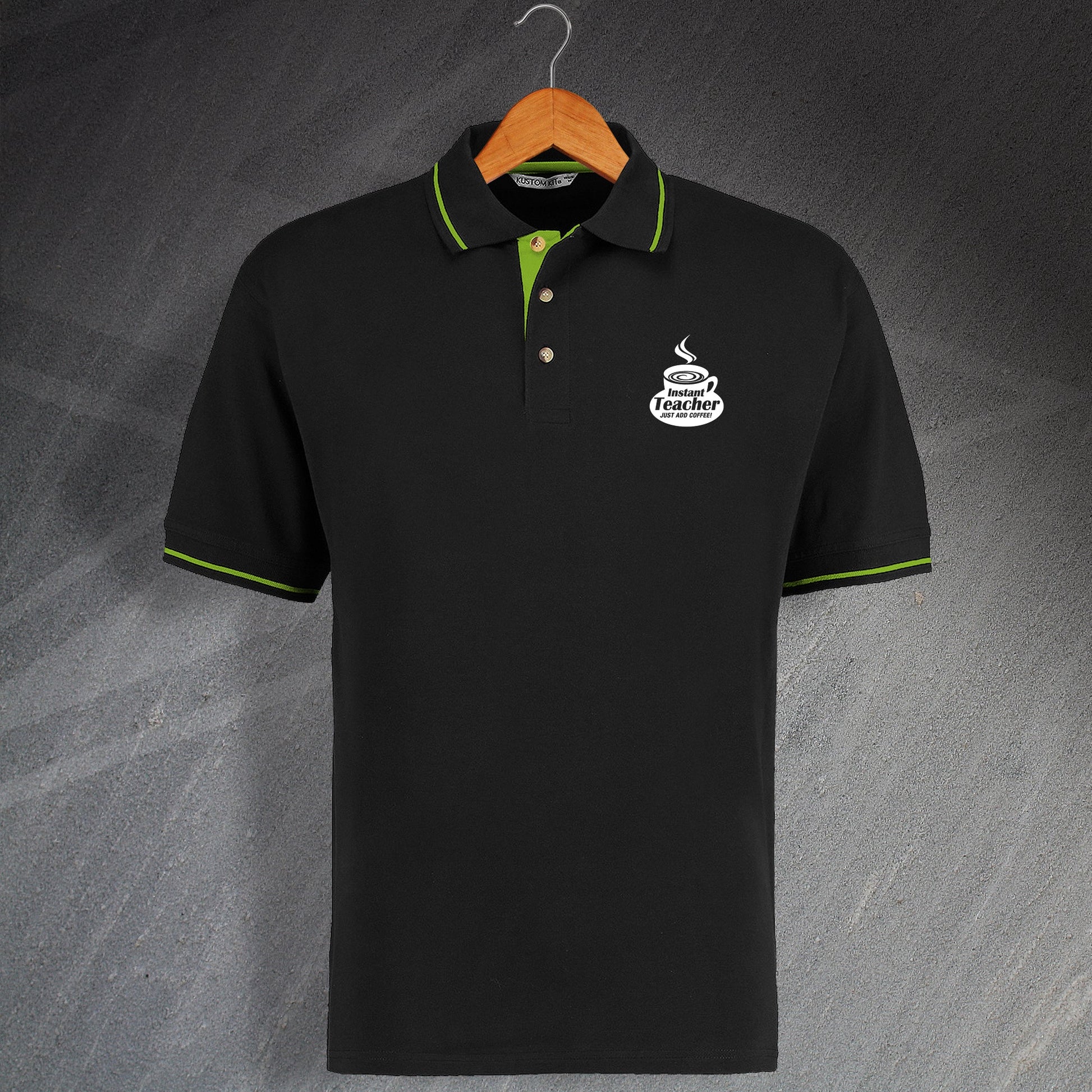 Instant Teacher Contrast Polo Shirt