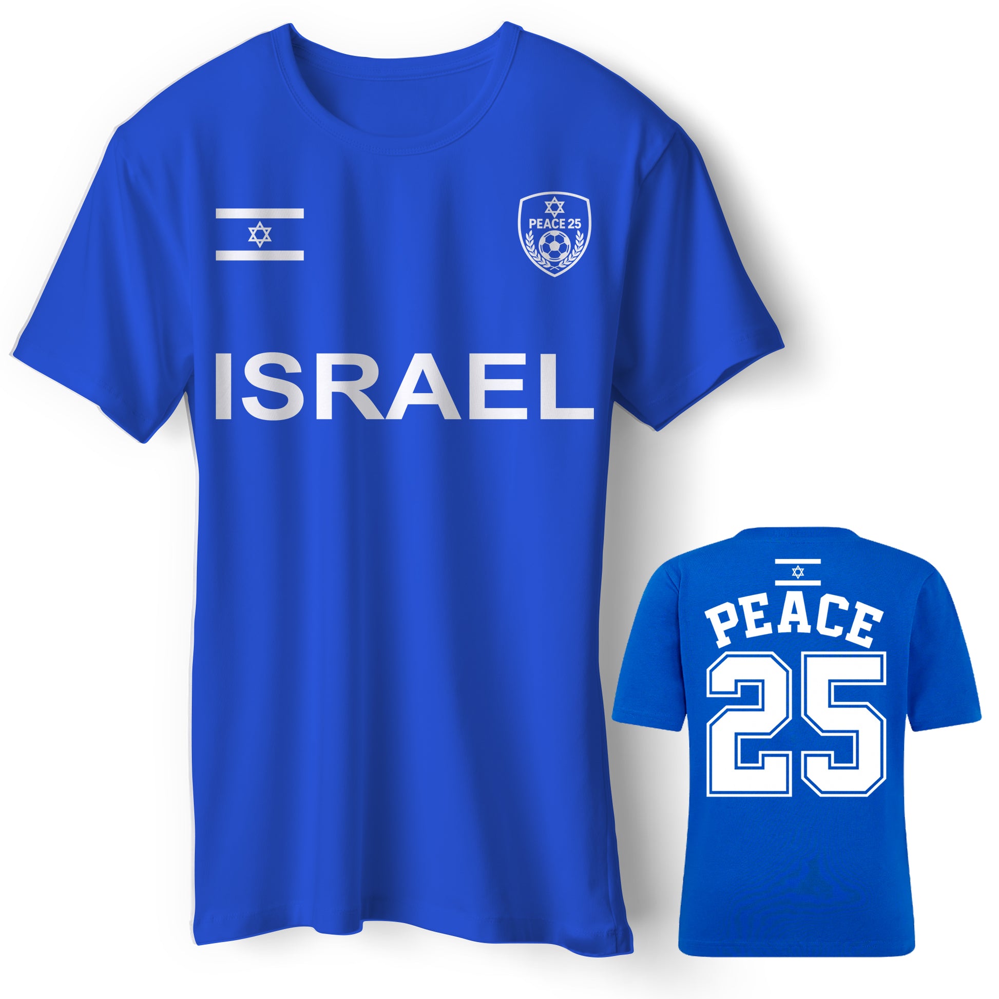 Israeli Football Kit Israel Football Shirt | Buy Israelian Peace 25 Soccer Tops Online ...