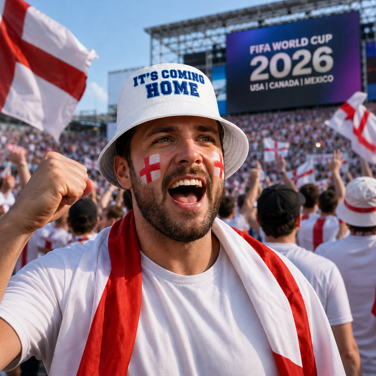 England Bucket Hat