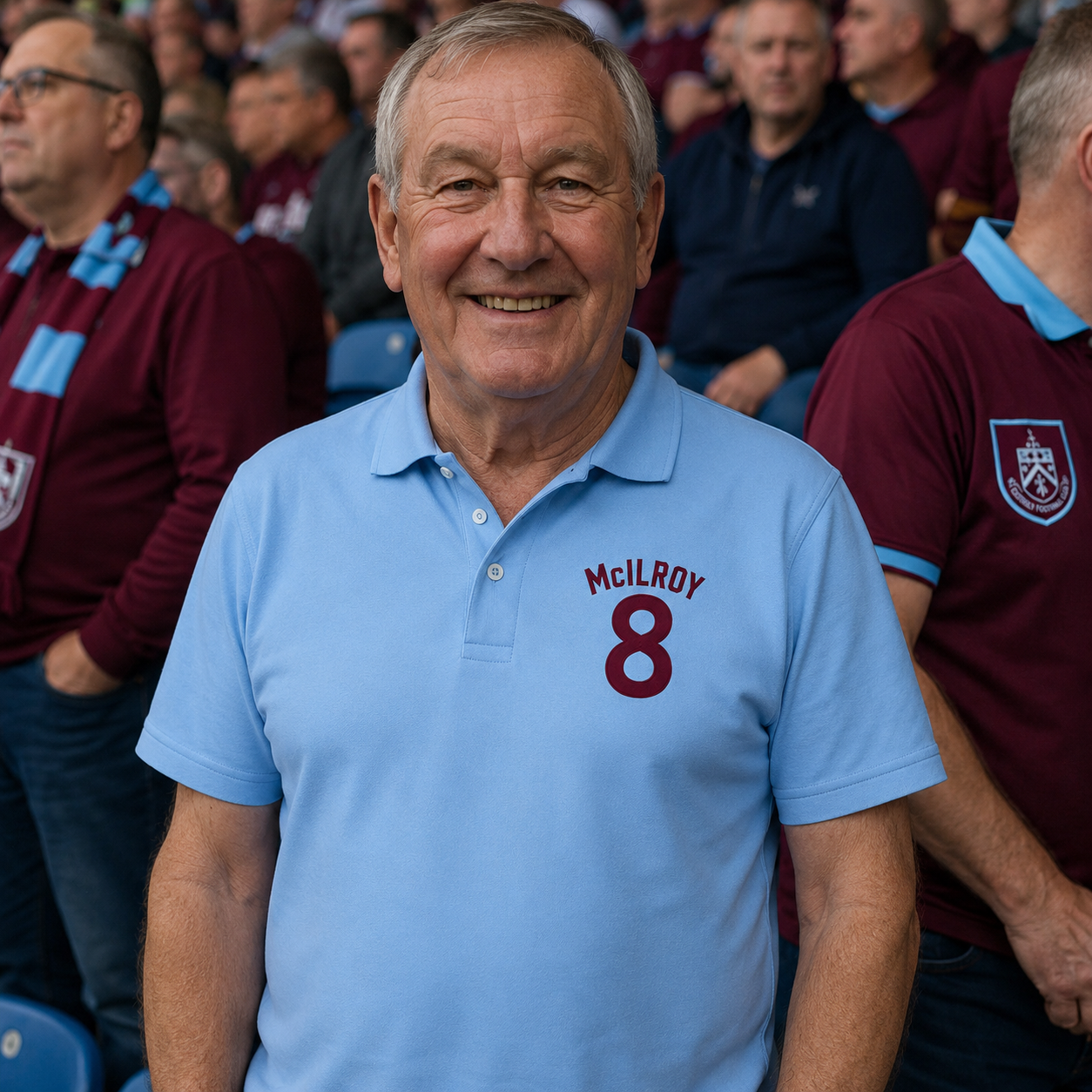 Jimmy McIlroy Burnley Football Shirt