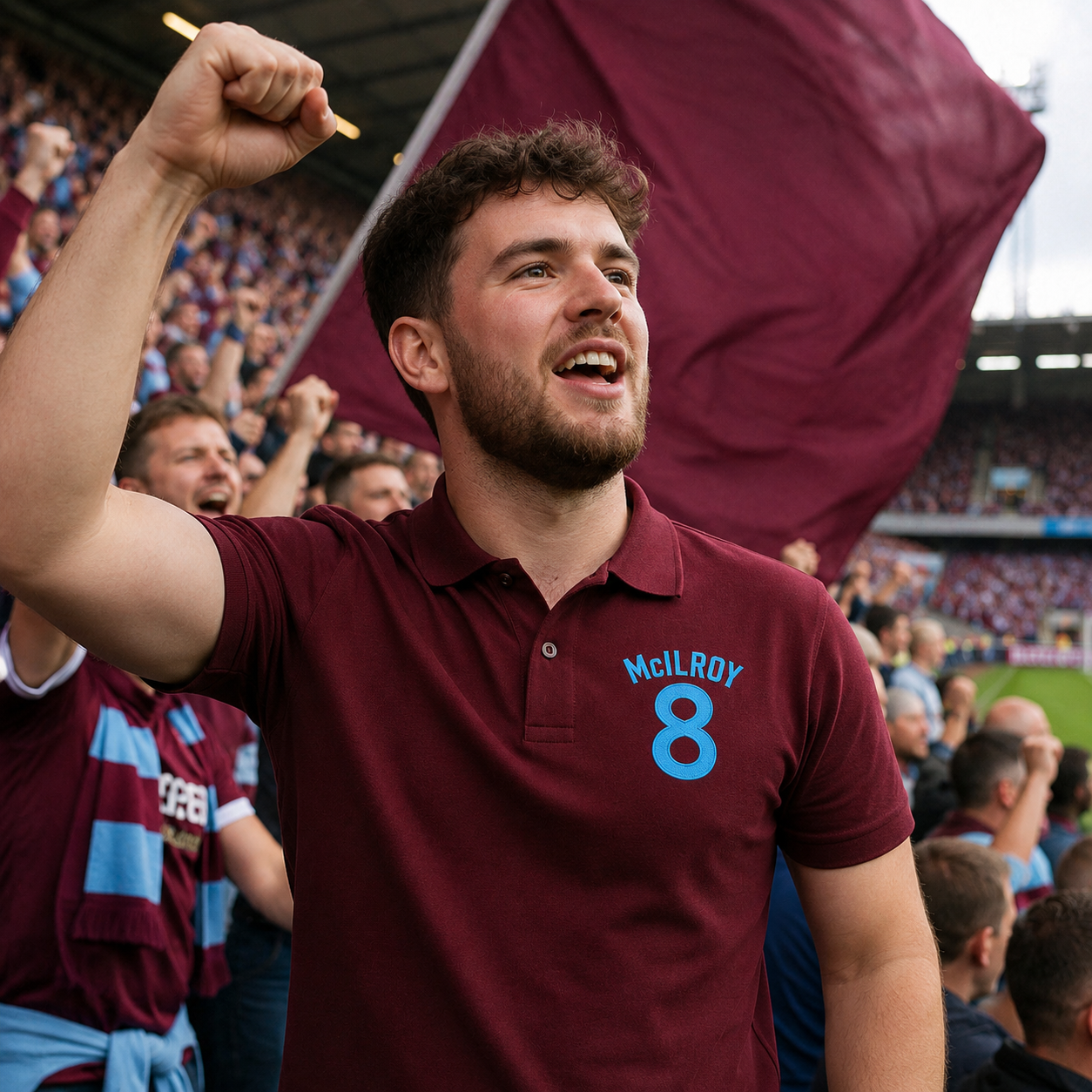 Jimmy McIlroy Burnley Football Shirt
