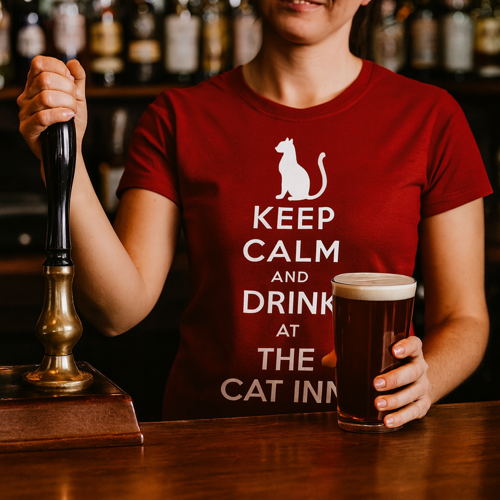 The Cat Inn Enviille Pub T-Shirt