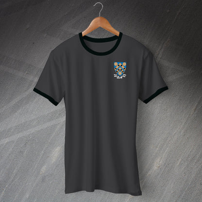 Retro Kidderminster Embroidered Ringer Shirt