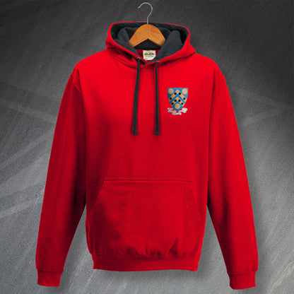 Kidderminster Football Hoodie Embroidered Contrast Kidderminster BC
