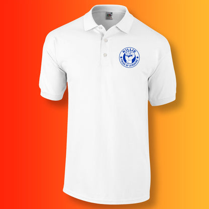 Killie Polo Shirt with The Pride of Ayrshire Design White