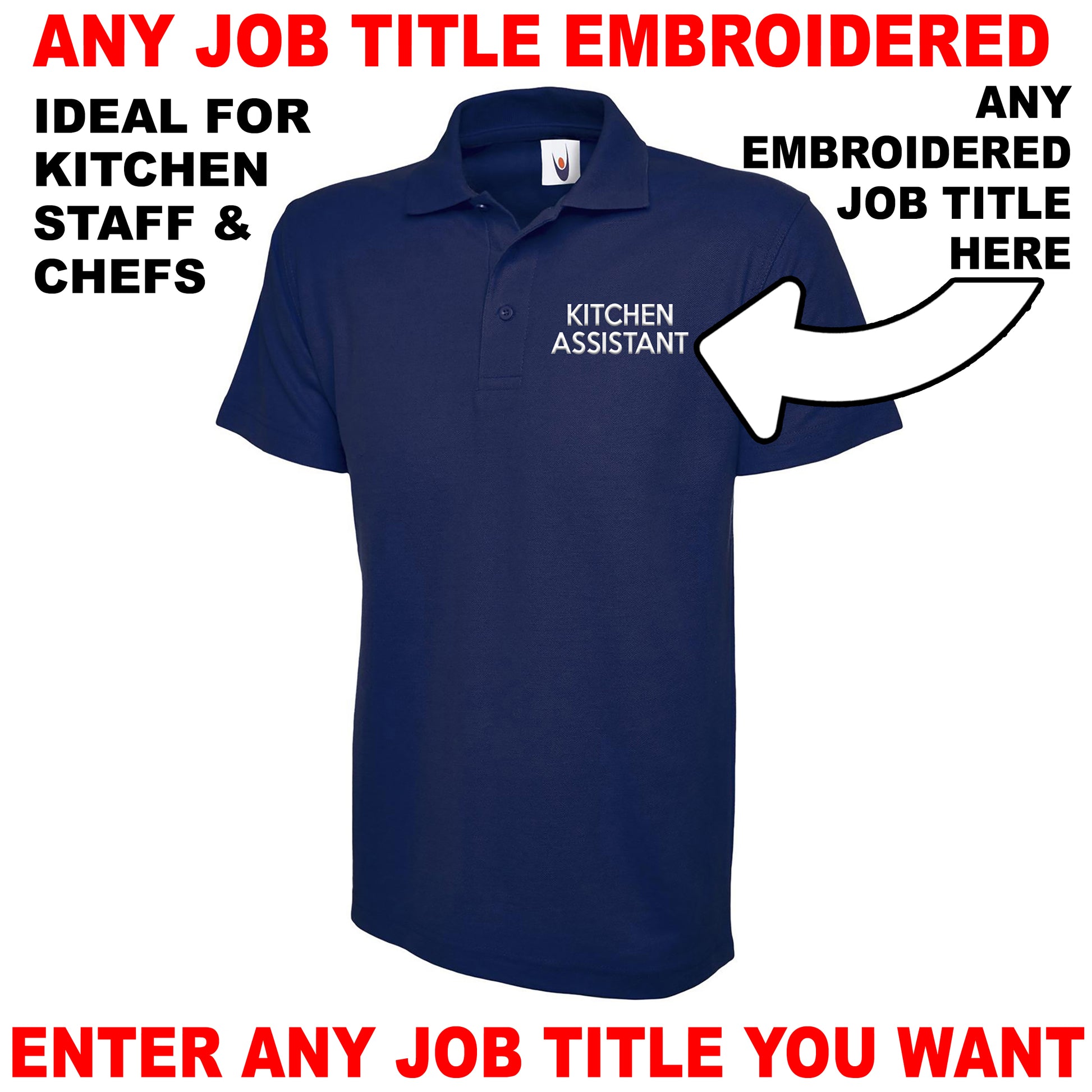 Custom Kitchen Staff Polo Shirt