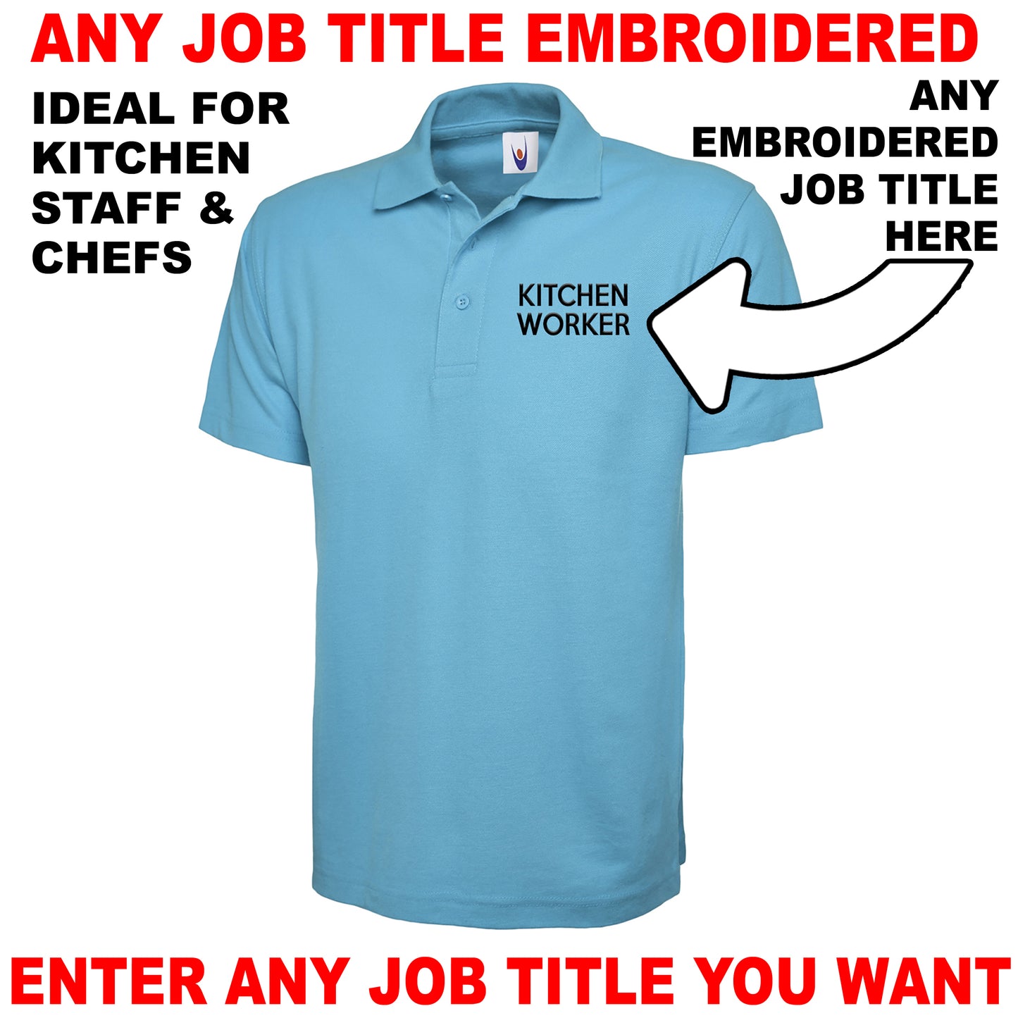 Custom Kitchen Staff Polo Shirt