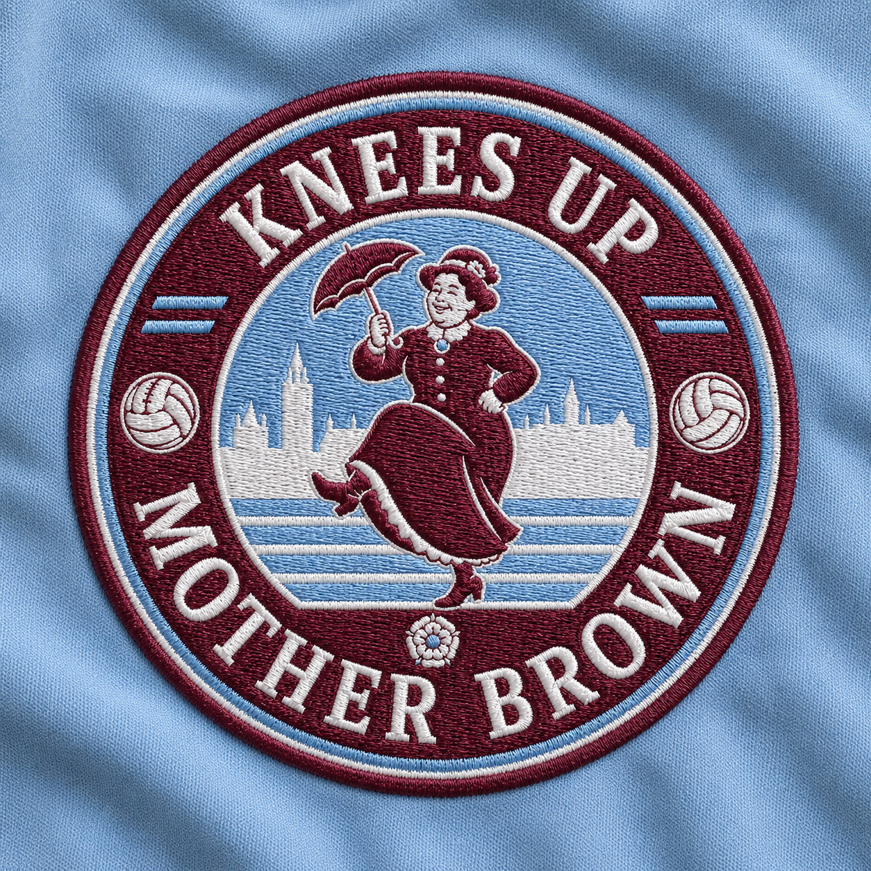 Knees Up Mother Brown West Ham Football Shirt