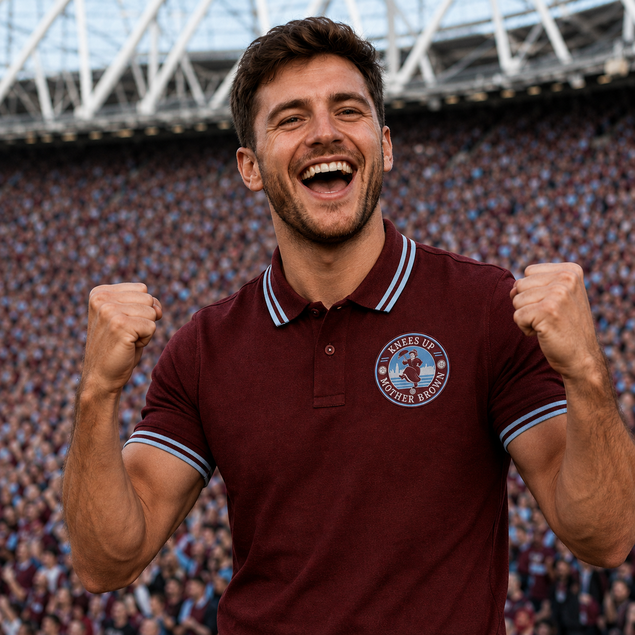Knees Up Mother Brown West Ham Football Shirt