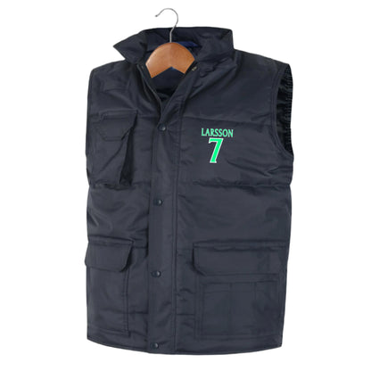 Henrik Larsson Celtic Bodywarmer