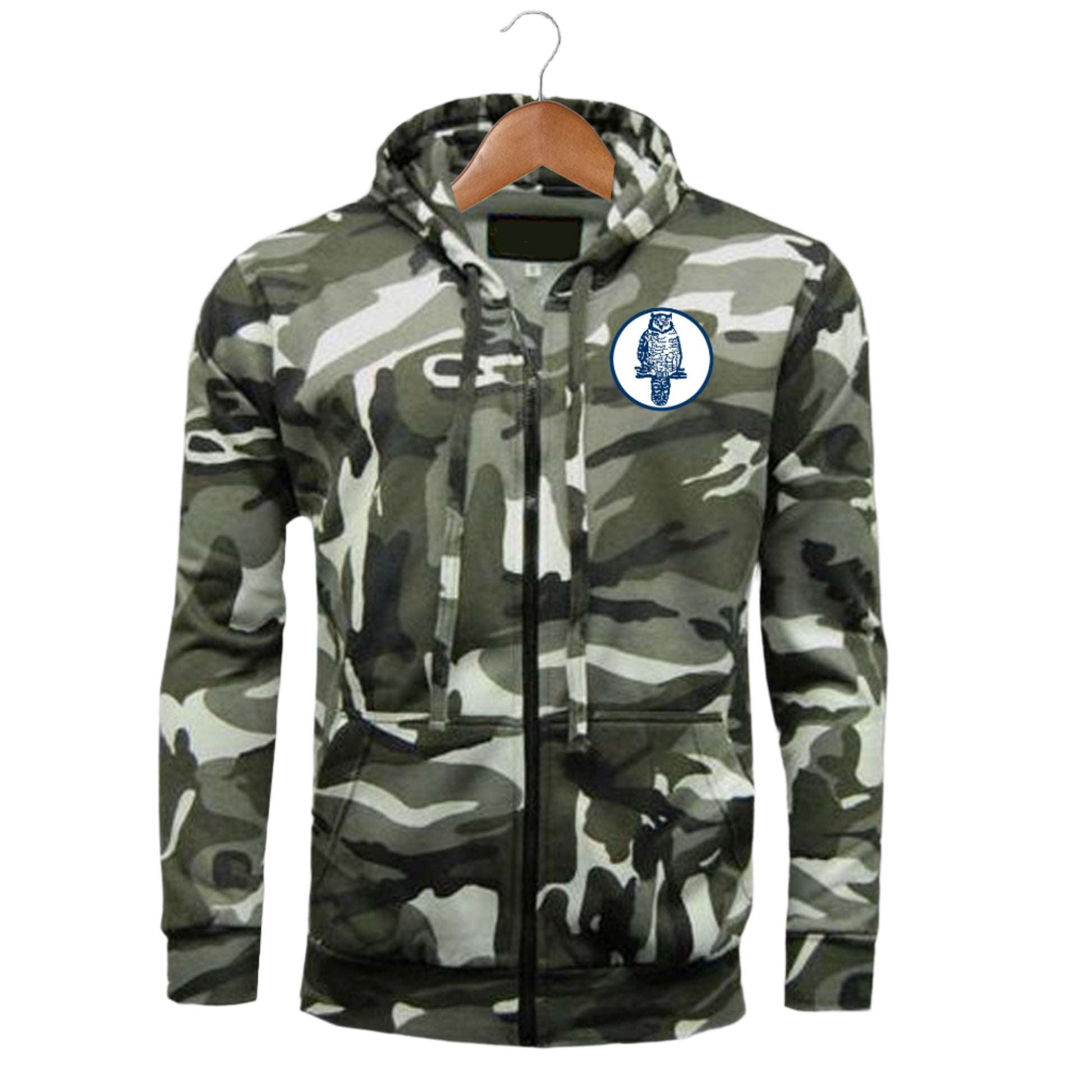 Retro Leeds Camo Hoodie