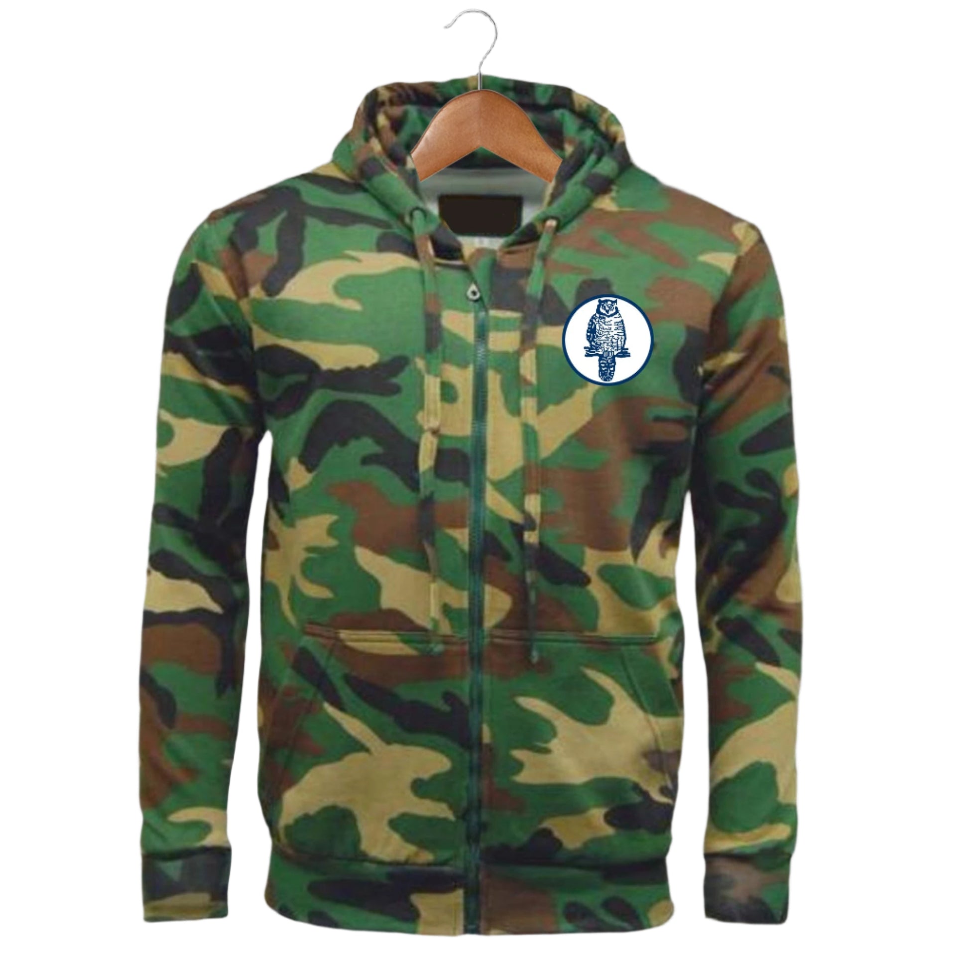 Retro Leeds Camo Hoodie