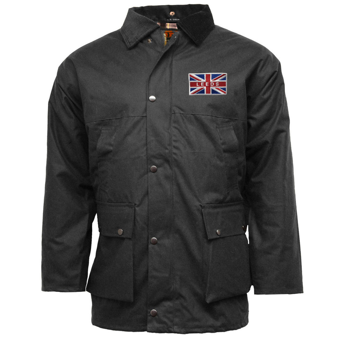 Leeds United Flag Wax Jacket