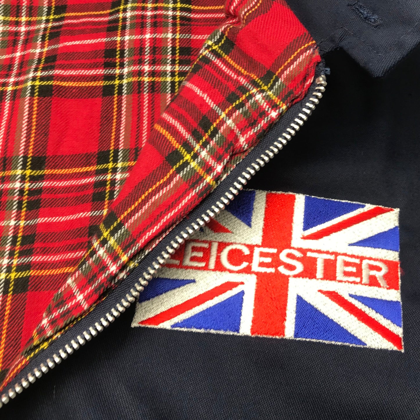 Leicester Football Flag Harrington Jacket