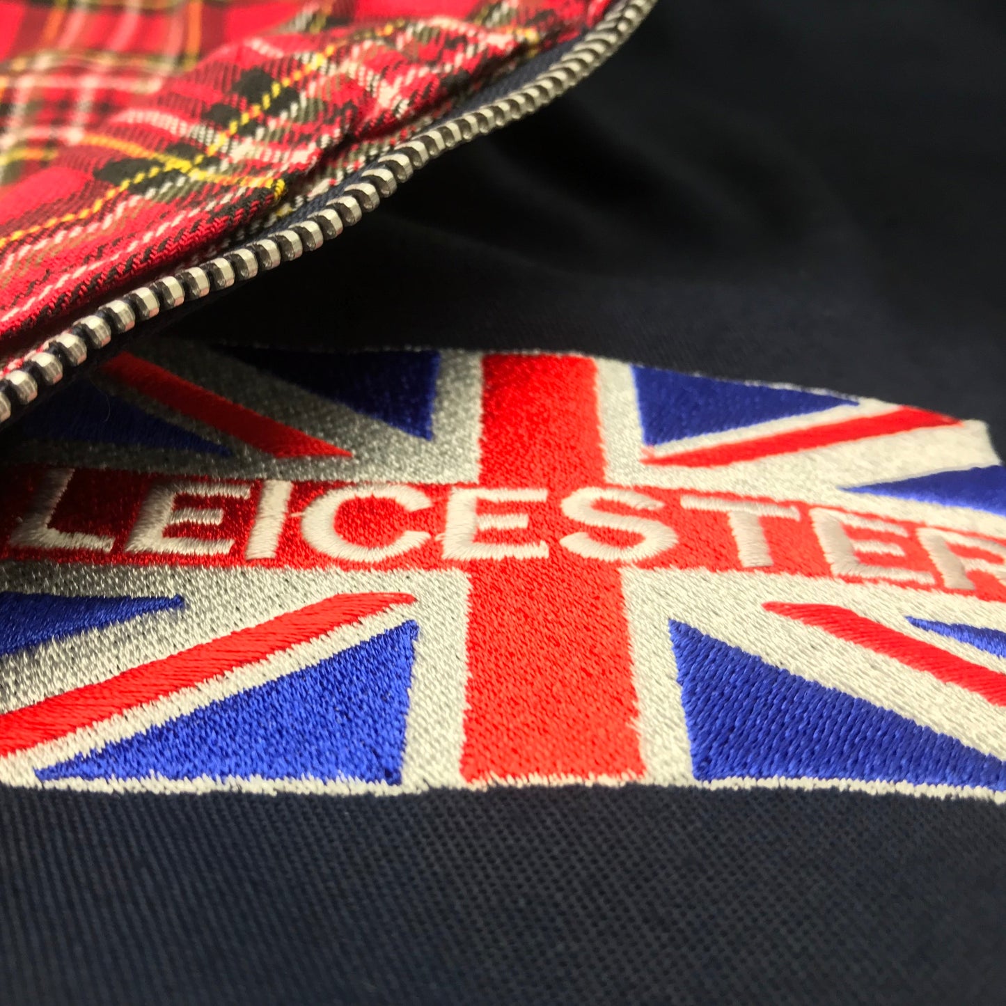 Leicester Football Flag Harrington Jacket