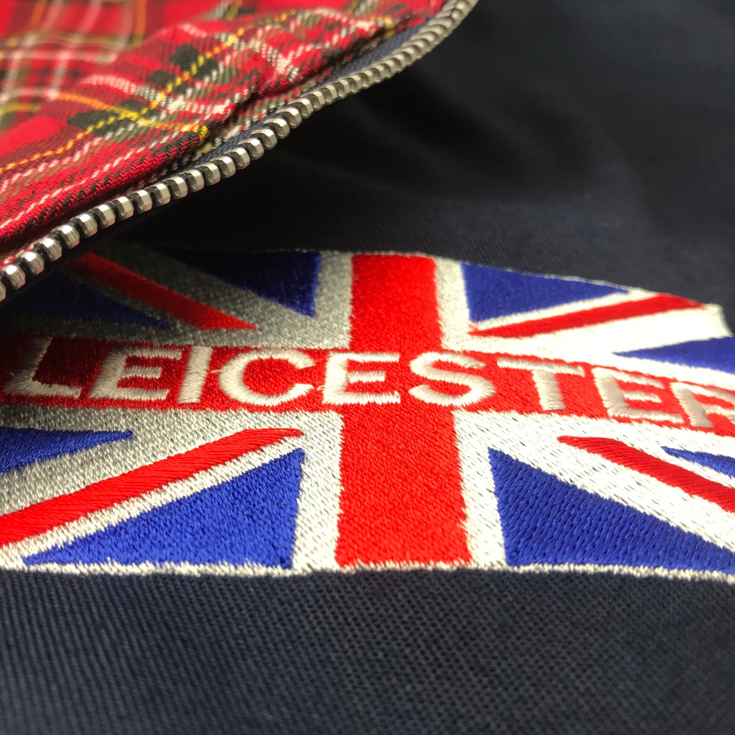 Leicester Football Flag Harrington Jacket
