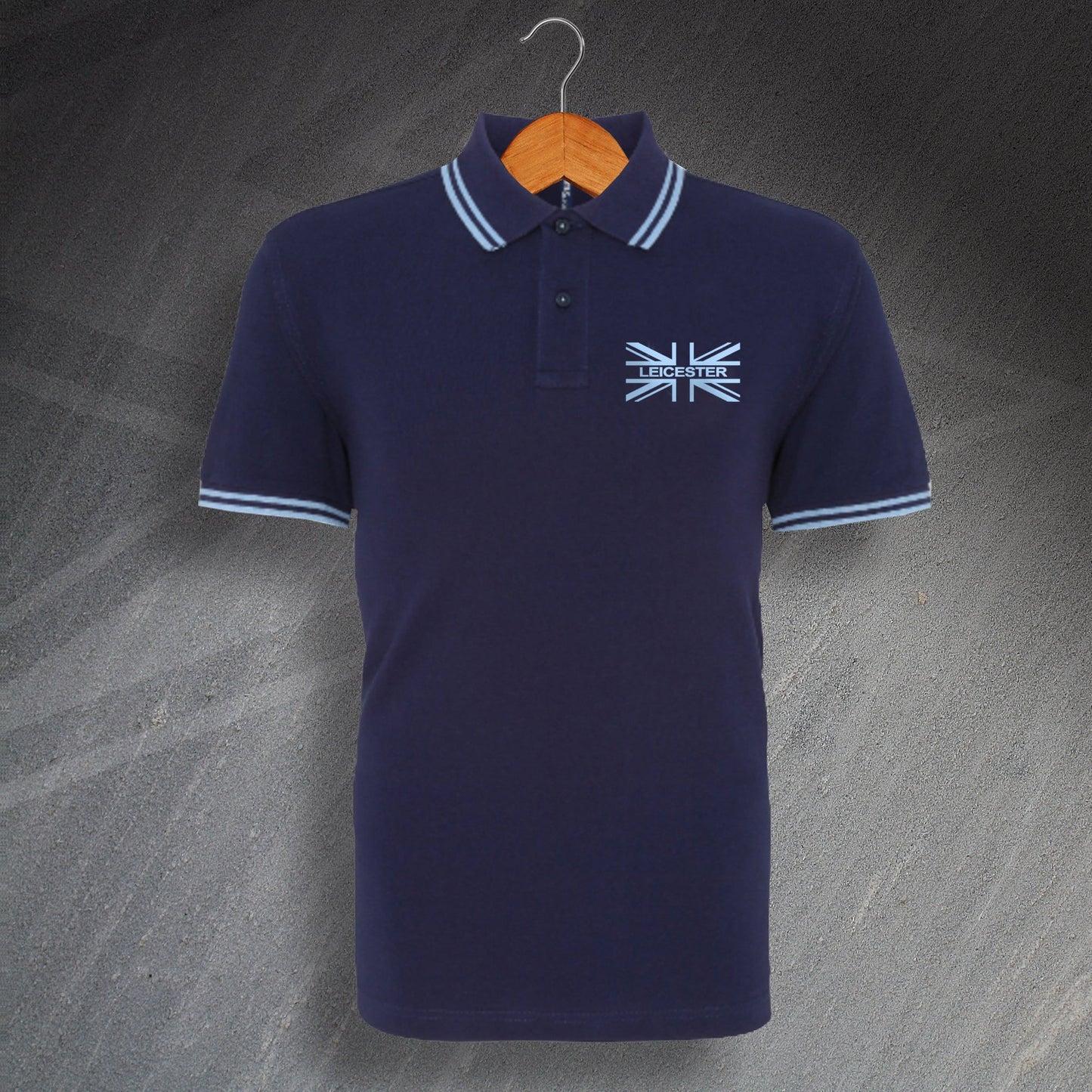 Leicester Union Jack Polo Shirt