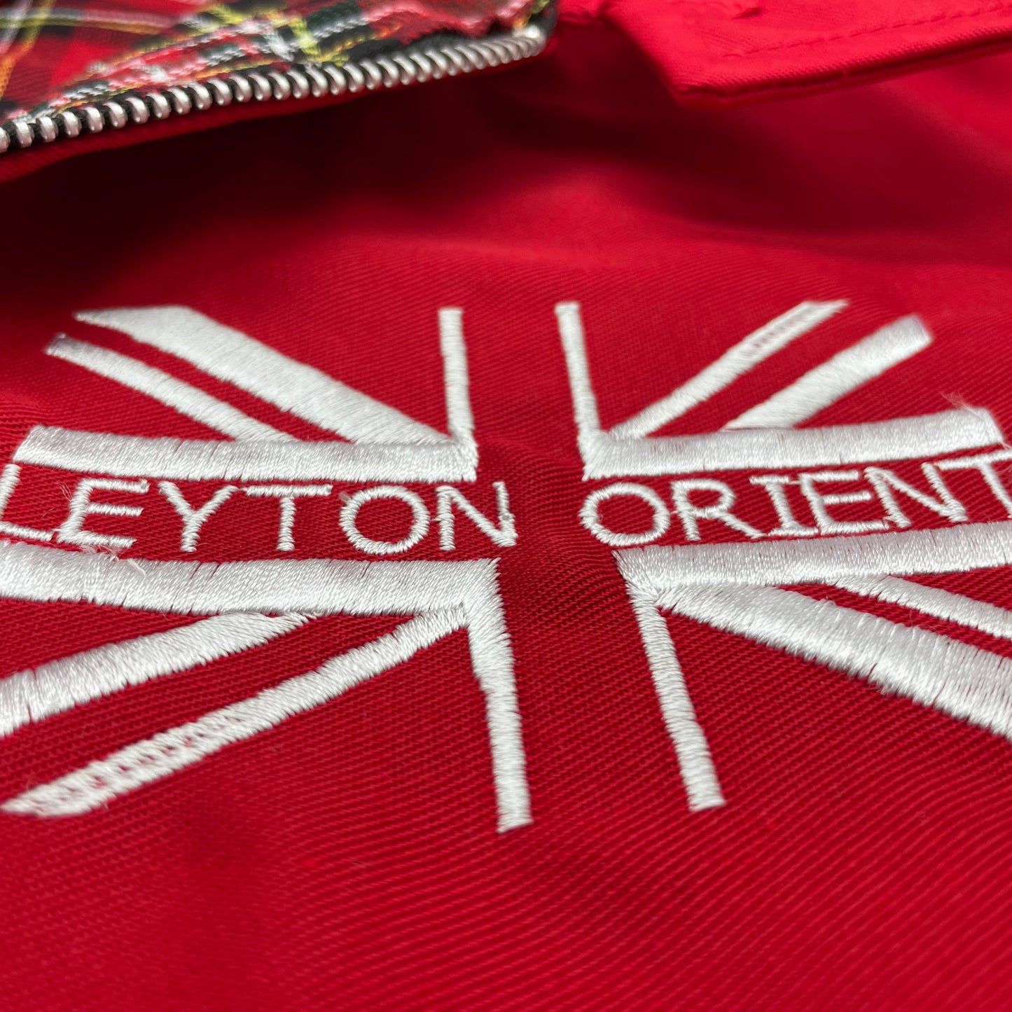 Leyton Orient Union Jack Embroidered Harrington Jacket