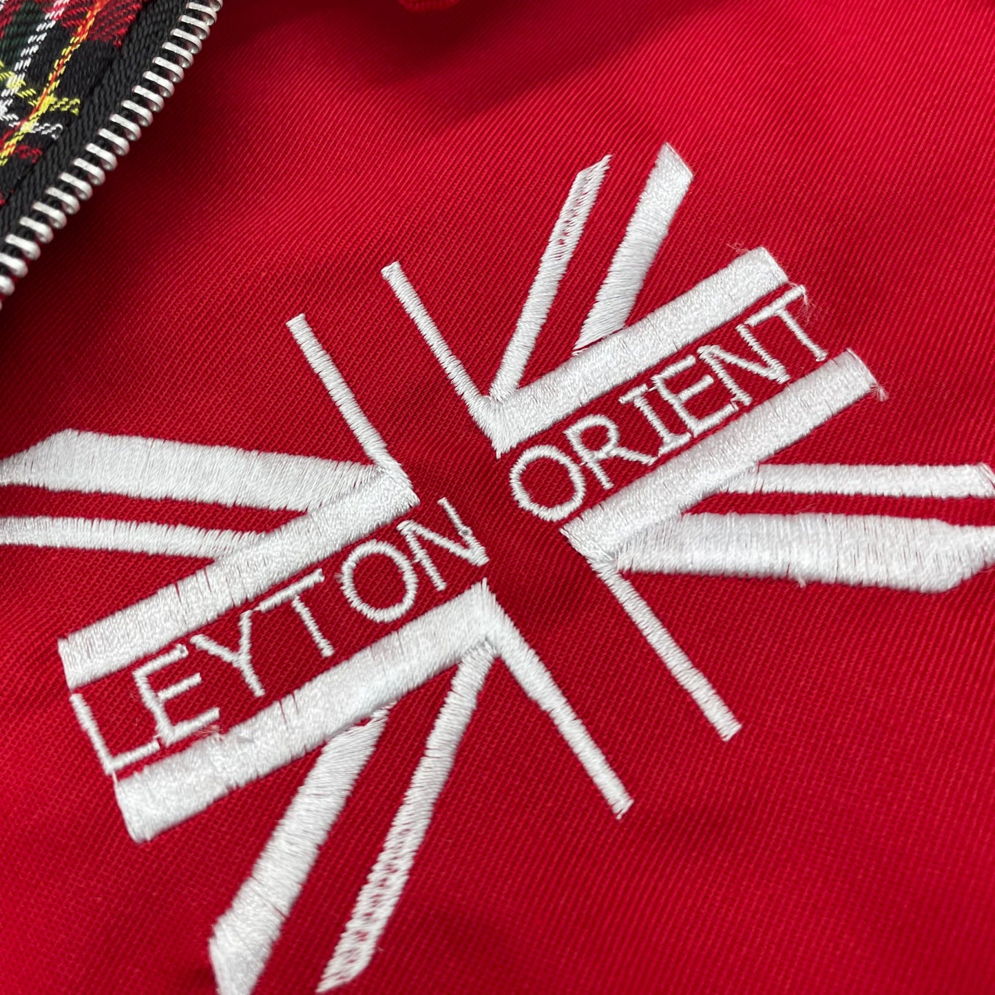 Leyton Orient Union Jack Embroidered Harrington Jacket