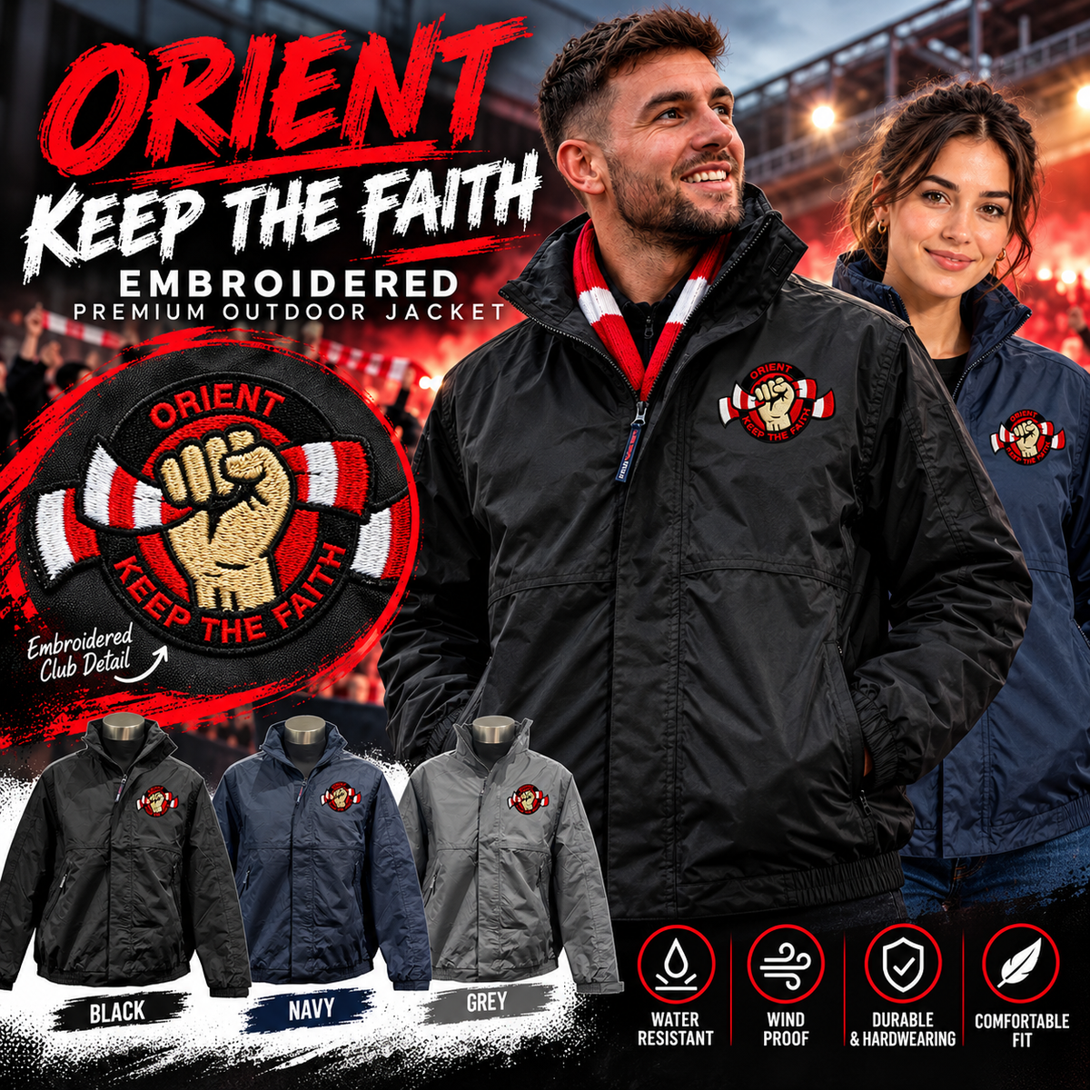 Leyton Orient Football Jacket